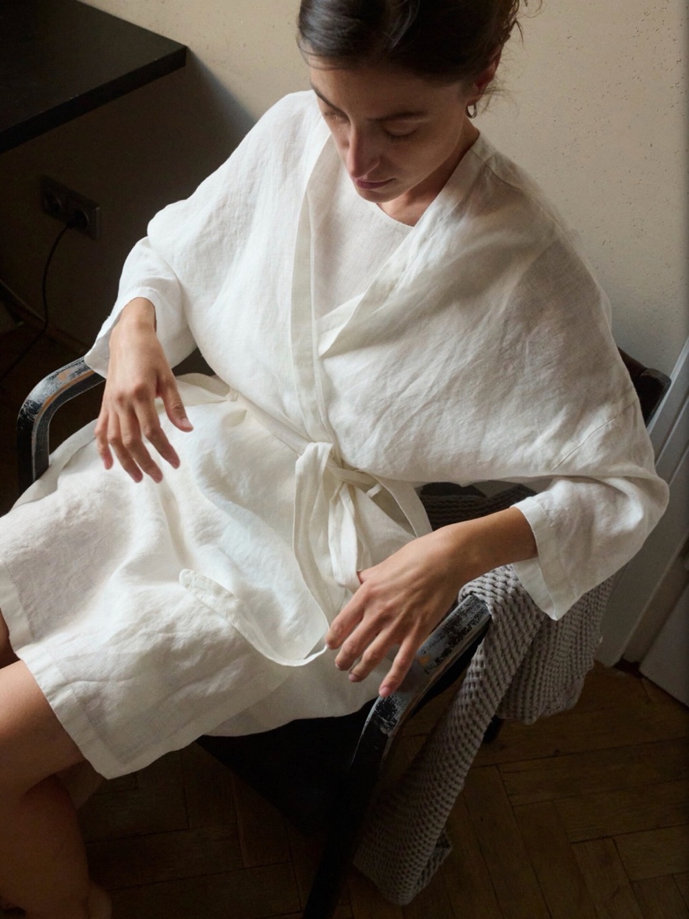 Short Robe - LinenFox - Picture 5 of 5